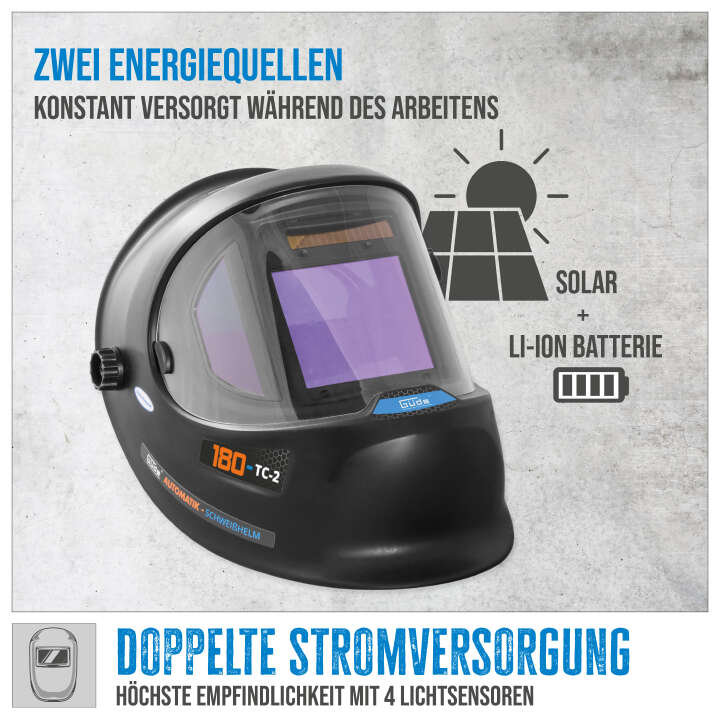 Güde Automatischer Schweißhelm GSH 180-TC-2